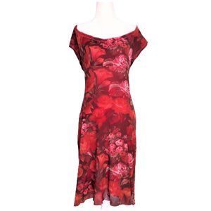 Anthro WESTON WEAR Off-Shoulder Wiggle Dress, flaw